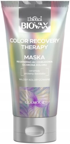 BIOVAX - GLAMOUR - Color Recovery Therapy - Odbudowująco-regenerująca maska do włosów koloryzowanych - 150 ml 