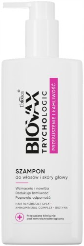 BIOVAX - TRYCHOLOGIC Przesuszenie i Łamliwość - Szampon do włosów i skóry głowy - 200 ml