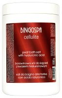 BINGOSPA - Cellulite - Peat Bath Salt - Sól borowinowa do kąpieli z kwasem hialuronowym - 1000 g