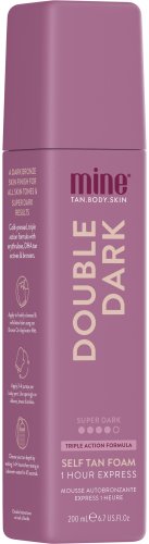 MineTan - DOUBLE DARK - Self Tan Foam - Pianka samoopalająca do ciała - Super Dark - 200 ml