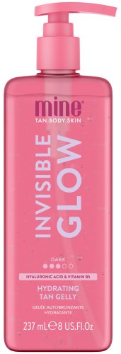 MineTan - INVISIBLE GLOW - Hydrating Tan Gelly - Nawilżający żel samoopalający - Dark - 237 ml