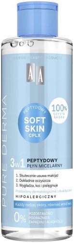 AA - Pure Derma - Peptydowy płyn micelarny do oczyszczania twarzy - 200 ml
