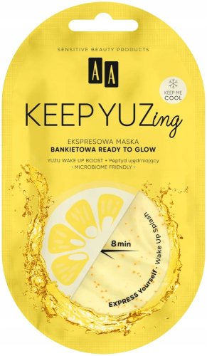 AA - KEEP YUZing - Ekspresowa maska bankietowa Ready to Glow - 7 ml