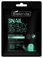Bielenda - Snail Beauty Secrets - Balancing and Regenerating Black Sheet Mask - Balansująco-regenerująca czarna maska w płacie - 1szt.