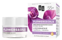 AA - FLOWERS & OILS 55+ - Krem przeciwzmarszczkowy na dzień i na noc - 50 ml
