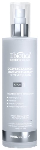 L'biotica - ESTETIC CLINIC - Pure Estetic - Oczyszczająco-rozświetlający płyn micelarny - 200 ml