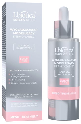 L'biotica - ESTETIC CLINIC - Meso Treatment - Wygładzająco-modelujący dermo-zabieg - Serum do skóry dojrzałej na noc - 30 ml