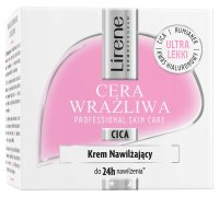 Lirene - Sensitive Skin - Cica Moisturizing Cream - Cera Wrażliwa - Krem nawilżający do twarzy - 50 ml