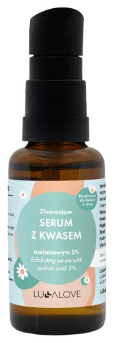 LULLALOVE - Exfolaiting Serum with Azelaic Acid 5% - Złuszczające serum z kwasem azelainowym 5% - 30 ml