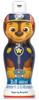 Air-Val - Paw Patrol - 2in1 Shower Gel & Shampoo - Żel pod prysznic i szampon dla dzieci - Chase - 400 ml