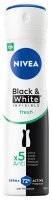 Nivea - Anti-Perspirant - Black & White Invisible Fresh + Antibacterial 48H - Antyperspirant w aerozolu dla kobiet - 150 ml