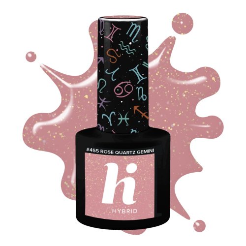 Hi Hybrid - Zodiac - Professional UV Hybrid - Lakier hybrydowy - 5 ml - #455 Rose Quartz Gemini