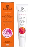 BASICLAB - PROTECTICUS - Tinted Mineral Protective Emulsion SPF50 PA++++ - Tonująca mineralna emulsja ochrona - Prewencja i Antyoksydacja - 40 ml 