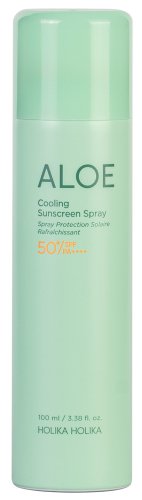 Holika Holika - ALOE - Cooling Sunscreen Spray - Chłodząca mgiełka do twarzy i ciała SPF50+ PA++++ - 100 ml