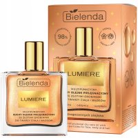 Bielenda - Lumiere - Multifunctional Dry Care Oil - Multifunkcyjny suchy olejek pielęgnacyjny ze złotymi drobinami - 50 ml 
