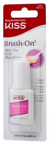 KISS - Brush-On Nail Glue - Klej do paznokci - 3 g - KBGL02