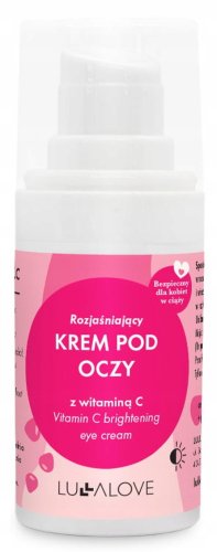 Lullalove - Rozjaśniający krem pod oczy z witaminą C - 15 ml 