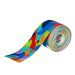 yellowSPORT - yellowTAPE - Kinesiotape - Taśma do kinesiotapingu - 5 cm x 5 m - Tęczowy Abstrakt