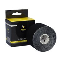 yellowSPORT - yellowTAPE - Kinesiotape - Taśma do kinesiotapingu - 5 cm x 5 m - Czarna