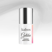 Kabos - Gelike - Colour Base Coat - Kolorowa baza hybrydowa do paznokci - 8 ml - Snow Veil - Snow Veil