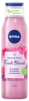 Nivea - Refreshing Shower - Fresh Blends - Odświeżający żel pod prysznic z maliną, borówką i mleczkiem migdałowym - 300 ml