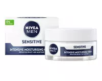 Nivea - Men - Sensitive - Intensive Moisturising Cream - Łagodzący krem nawilżający do twarzy dla mężczyzn - 50 ml 