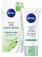 Nivea - 24H Moisturizing - Mattifying Face Day Cream - Combination and Oily Skin - 50 ml 