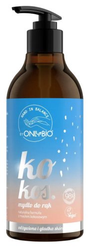 ONLYBIO - Hand in Balance - Mydło do rąk - Kokos - 400 ml