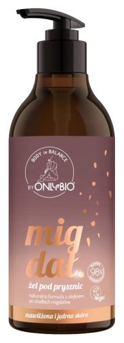 ONLYBIO - Body in Balance - Żel pod prysznic - Migdał - 400 ml