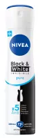 Nivea - Black & White Invisible - Pure - 72H Anti-Perspirant Spray for Women - 150 ml