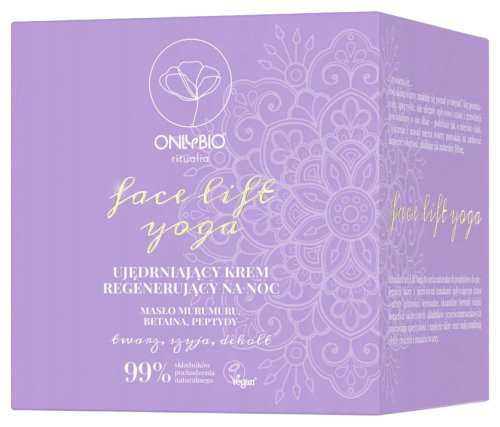 ONLYBIO - Ritualia - Face Lift Yoga - Ujędrniający krem regenerujący na noc - 50 ml