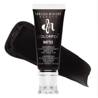 Danessa Myricks Beauty - Colorfix Mattes - Waterproof Matte Liquid Pigment - Multifunctional Cosmetic for Eye, Lip and Face Makeup - 10 ml  - BLACKOUT - BLACKOUT