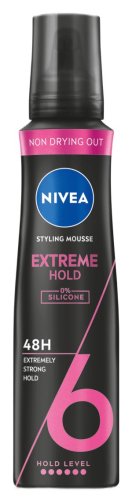 Nivea - Extreme Hold - Styling Mousse - Pianka do włosów z pantenolem i wit. B3 - 6 - 150 ml   