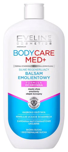 Eveline Cosmetics - BodyCareMed+ - Strongly Regenerating Emollient Body Lotion - 350 ml