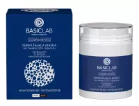 BASICLAB - COMPLEMENTIS - Moisturising Mask For Face, Neck And Decollete - Nawilżająca maska do twarzy, szyi i dekoltu 5% trehalozy, 2% ektoiny i kwas hialuronowy - Nawodnienie i wygładzenie - 50 ml