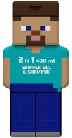 Air-Val - Minecraft - Steve - 2in1 Shower Gel & Shampoo - 400 ml   