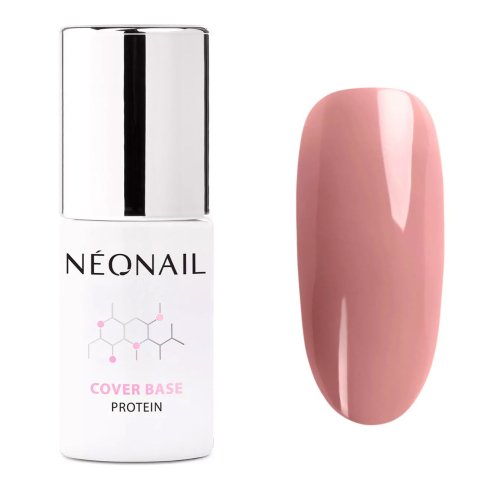 NeoNail - COVER Base Protein - Proteinowa, koloryzująca baza do paznokci - 7,2 ml - 7035-7 - CREAM BEIGE