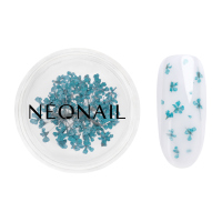 NeoNail - Dried Flowers - Nail Decoration - 5 pieces  - 05 TURQOISE - 05 TURQOISE