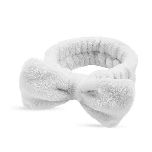 Many Beauty - Cosmetic Headband - Bow - White