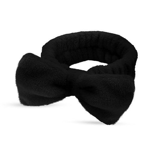 Many Beauty - Cosmetic Headband - Bow - Black