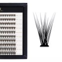Many Beauty - Many Lashes - Master Box - 20D SUPERBLACK - Silk Eyelashes Individuals - Large set of eyelash tufts - 200 pcs - D - D