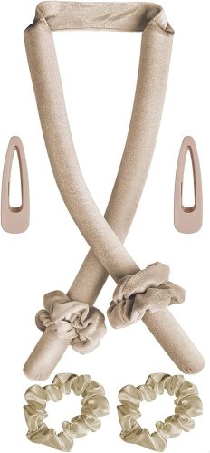 Many Beauty - Hair curler with rubber bands and clips - Beige