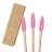 Many Beauty - Bamboo eyelash brushes - Pink - 25 pcs