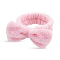 Many Beauty - Opaska kosmetyczka - Kokardka - Różowa 