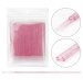 Many Beauty - Microbrush - Precision glitter micro eyelash applicators - Pink - 100 pcs