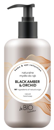 beBIO - Home & SPA Collection - Natural Hand Soap - Naturalne mydło do rąk - Black Amber & Orchid - 300 ml 