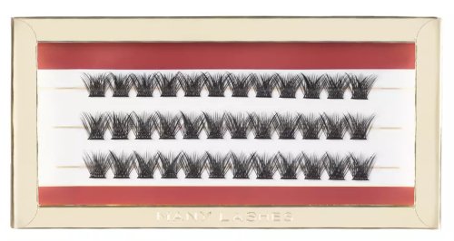 Many Beauty - Many Lashes - Silk Eyelashes Individuals - V-Lashes Obsession - Silk eyelashes - B - 36 pcs