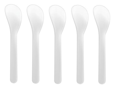Many Beauty - Disposable Csmetic Spatulas for Creams and Masks - White - 25 pcs