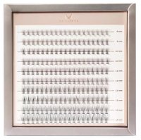 Many Beauty - Many Lashes - Master Box - 20D True Volume - Duży zestaw kępek do rzęs - B - 190 szt