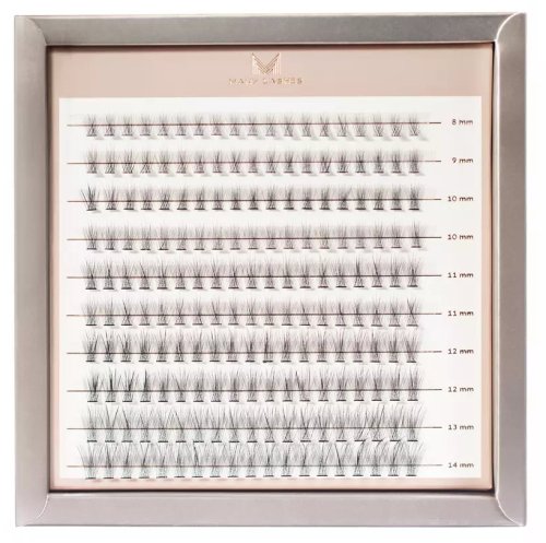 Many Beauty - Many Lashes - Master Box - 20D True Volume - Duży zestaw kępek do rzęs - B - 190 szt